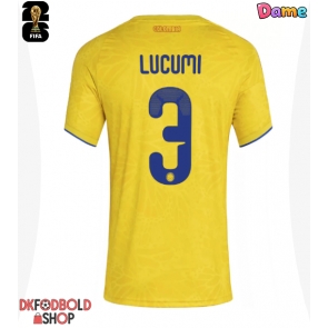 Colombia Jhon Lucumi #3 Hjemmebanetrøje Dame VM 2026 Kort ærmer